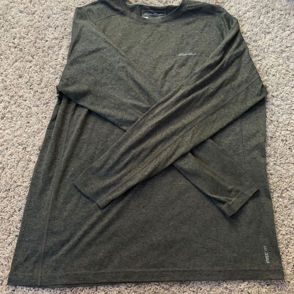 Eddie Bauer - Long sleeve Motion - Grey - L Tall